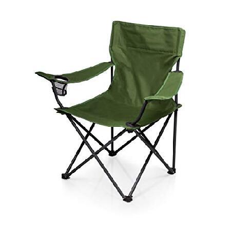 ご不明点があれば、ご連絡ください！0NIVA - ピクニックタイムブランドPTZ P0rtable F0lding Camp Chair、Khaki＿並行輸入品