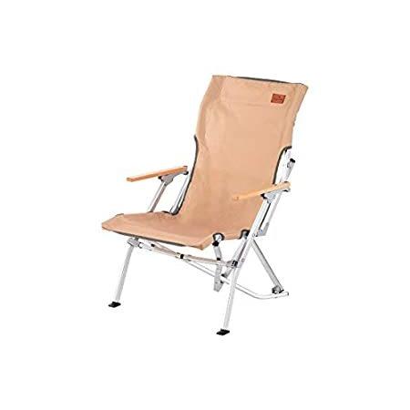 適当な価格 Monoprice Pure Outdoor Aluminum Low Camping Chair, Beige, Large (138129)＿並行輸入品 アウトドアチェア