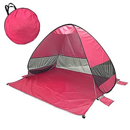 お手頃価格 Pop FDYZS Up Protec＿並行輸入品 UV Shelter Sun Automatic Portable Person 2-3 Tent Beach 大型シェルタータープ