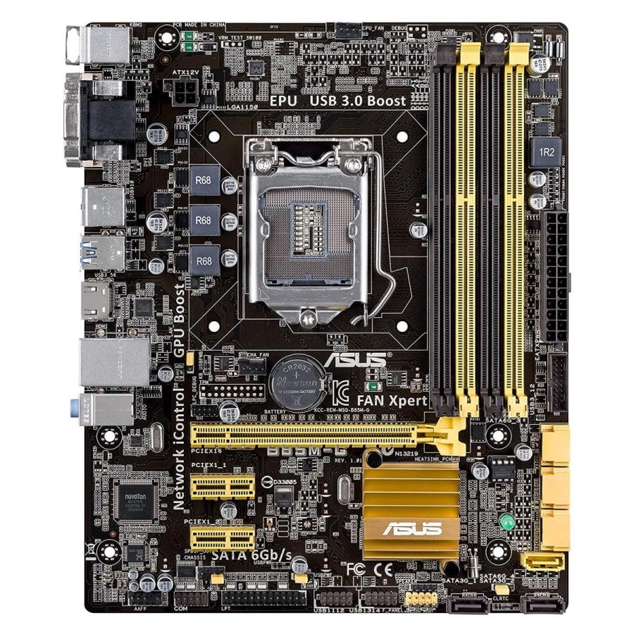 ASUS Intel B85 搭載 マザーボード LGA1150対応 B85M-G microATX ASUS Intel B85 搭載 マザーボード LGA1150対応 B85M microATX