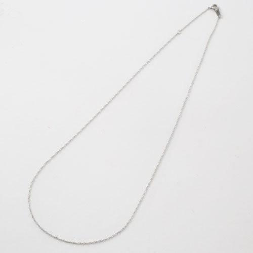 値引きする ジュエリーウォーク心斎橋プラチナ ネックレス スクリュー チェーン 42cm Pt850 ペンダント用 全国宅配無料 Www Ladislexia Net