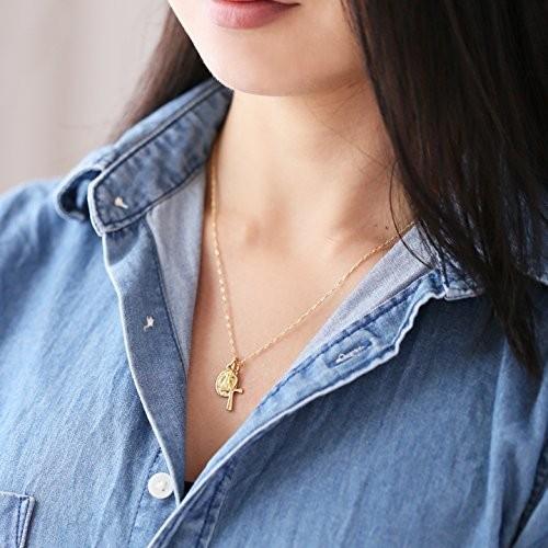 K18ゴールド エジプトクロス ペンダント 「シンプル小さめアンクモチーフ」 K18ゴールド エジプトクロス ペンダント シンプル小さめアンクモチーフ