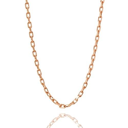 K18ピンクゴールド あずきチェーン 0.9mm幅 選べる6サイズ 「カット面が輝くさりげないネックレス」 (60cm(アジャカン無し)) K18ピンクゴールド あずきチェーン 9mm幅 選べる6サイズ カット面が輝くさりげないネックレス 60cm アジャカン無し