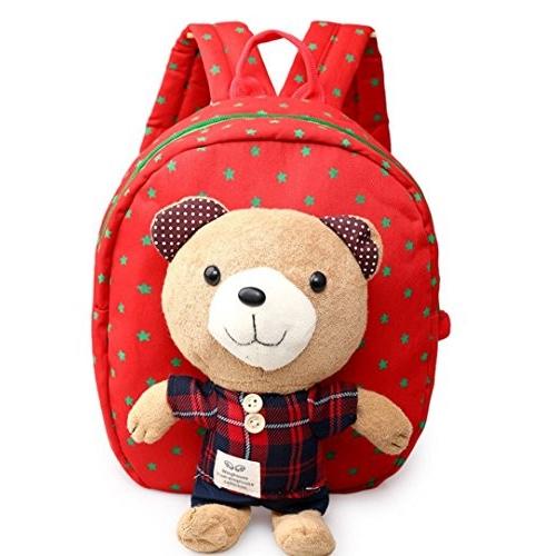 しあわせ倉庫 飛び出し防止 リード 付き クマ ぬいぐるみ ベビー リュック 子供 赤ちゃん 一升餅リュック 迷子紐 ハーネス レッド Prettyfunnyballoons Com