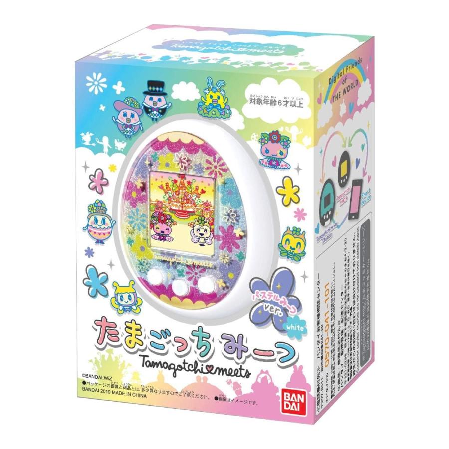 バンダイ たまごっちみーつ パステルみーつver. ホワイト バンダイ たまごっちみーつ パステルみーつver ホワイト