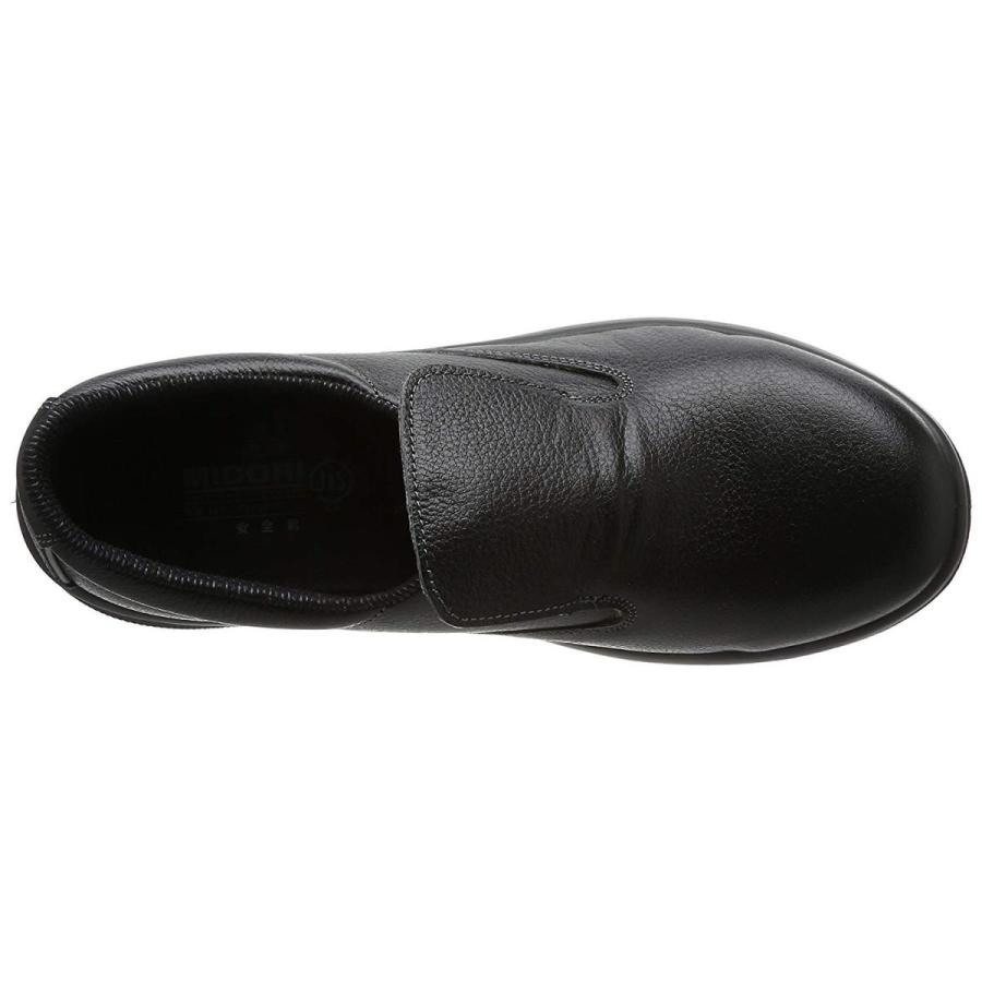 ミドリ安全　安全靴　JIS規格　短靴　スリッポン　プレミアムコンフォート　PRM200　メンズ　27　cm　ブラック　3E