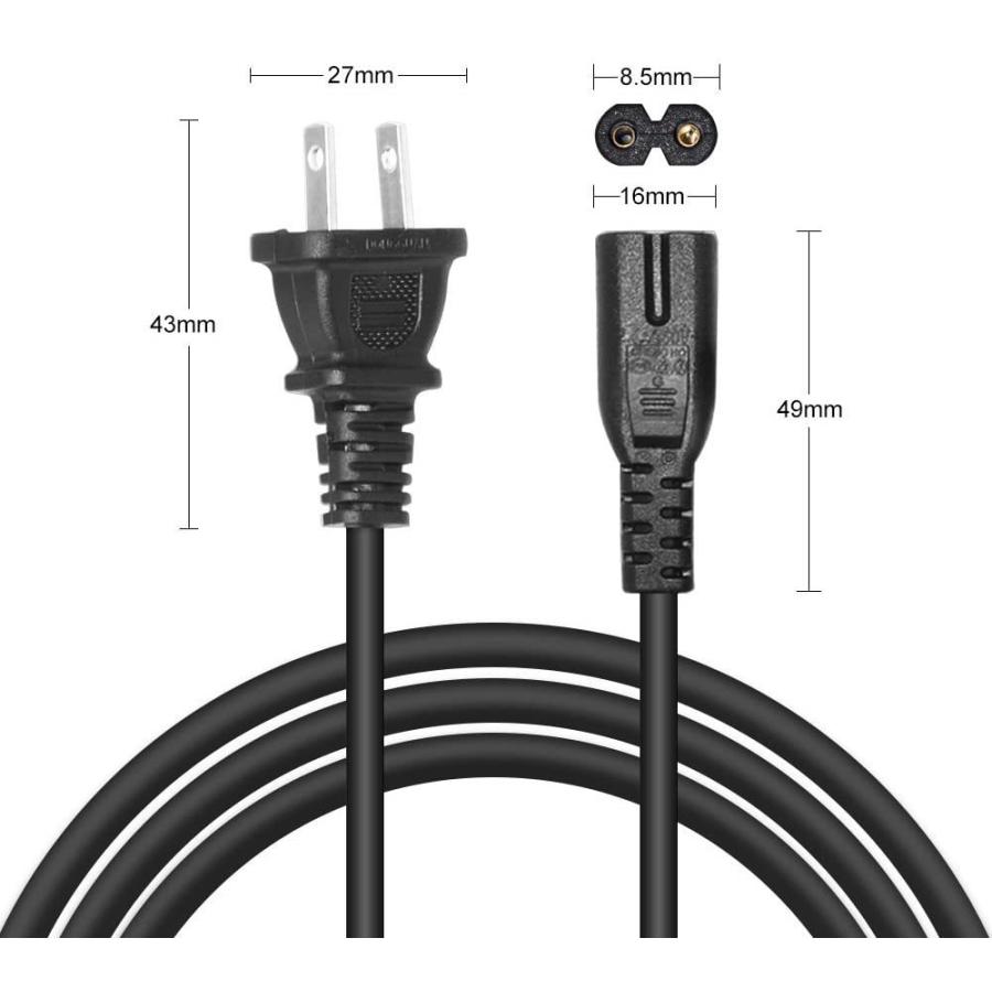 驚きの値段で Dgy 1 5m Ac電源ケーブル メガネ型コネクター プラグ 電源コード 2p ストレートコネクタ 2ピンプラグ オス 2ピ Dprd Jatimprov Go Id