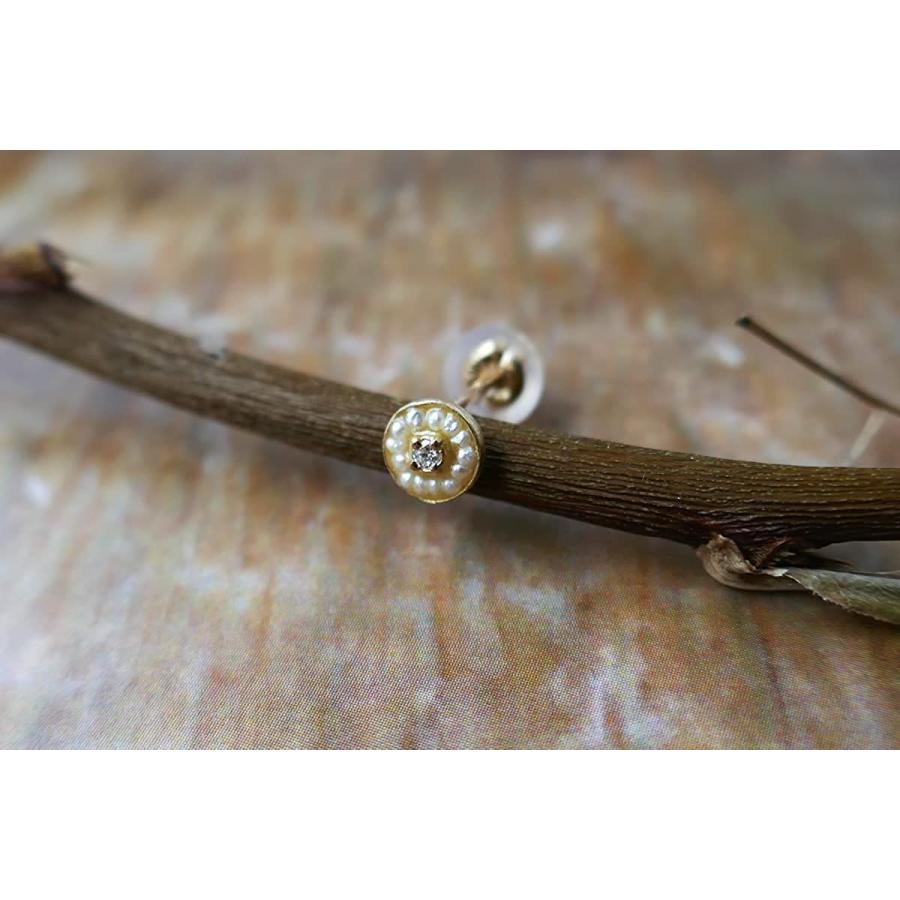 little emblem ピアス e.m. リトルエンブレム ピアス 18k little emblem ピアス ボールダイヤ