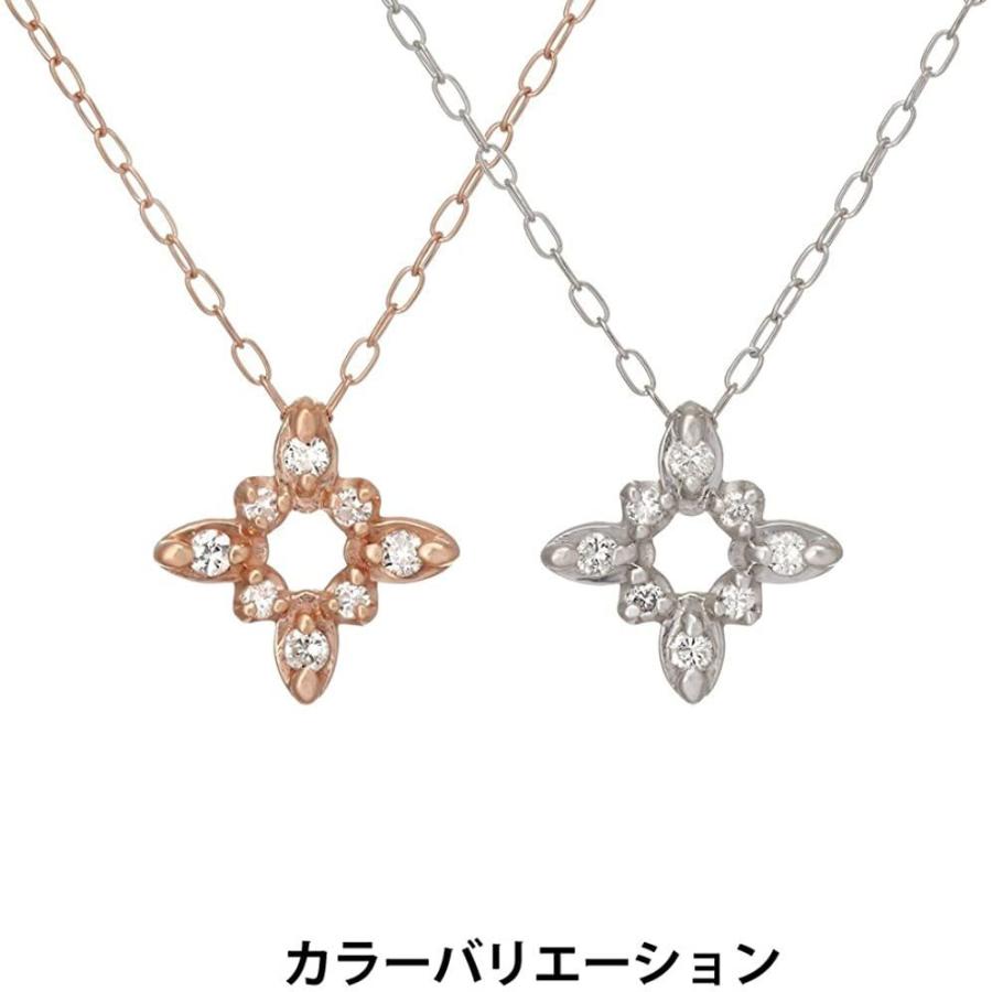 キャーロ ディ ディアマンテ CHIARO DI DIAMANTE K10ホワイトゴールド×ダイヤモンド スノークリスタルペンダントネックレ キャーロ ディ ディアマンテ CHIARO DI DIAMANTE K10ホワイトゴールド×ダイヤモンド スノークリスタルペンダントネックレ