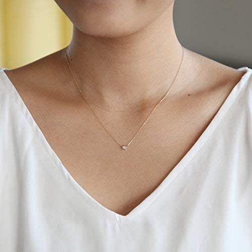 4℃(ヨンドシー) ダイヤモンドK10イエローゴールド(YG)ネックレス 111146123022 ヨンドシー ダイヤモンドK10イエローゴールド YG ネックレス