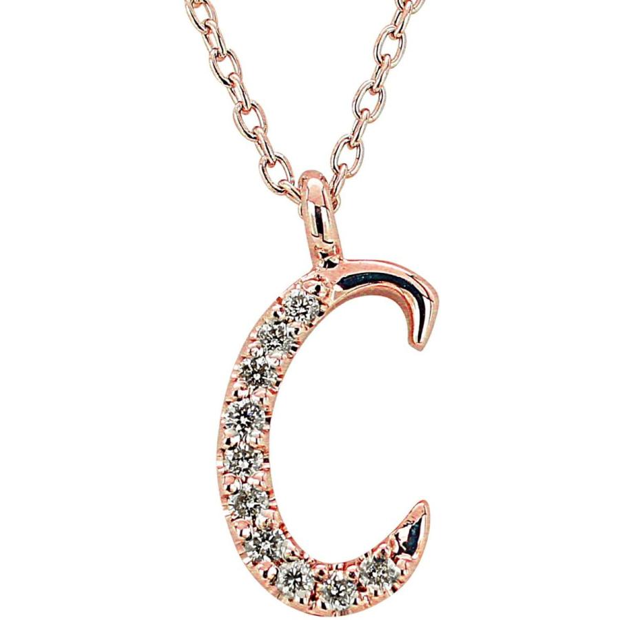 期間セール ！ スイートテン・ダイヤモンド 正規品Sweet 10 Diamond イニシャル「C」 18金ピンクゴールドダイヤモンドイニシャルペンダント「 【UO1255282548】(43973円)