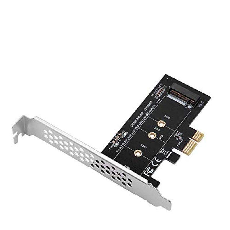 MZHOU NVMe PCIeアダプタ M Key M.2 NVME SSDからPCI-e 3.0 x4ホストコントローラ拡張カード M2