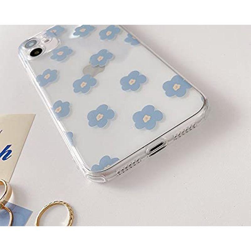 Iphoneケース 花 フラワー 花柄 くすみブルー 韓国 Iphoneカバー 携帯ケース 携帯カバー スマホ かわいい 女子 人気 Iph Calin1ヤフー店 通販 Yahoo ショッピング