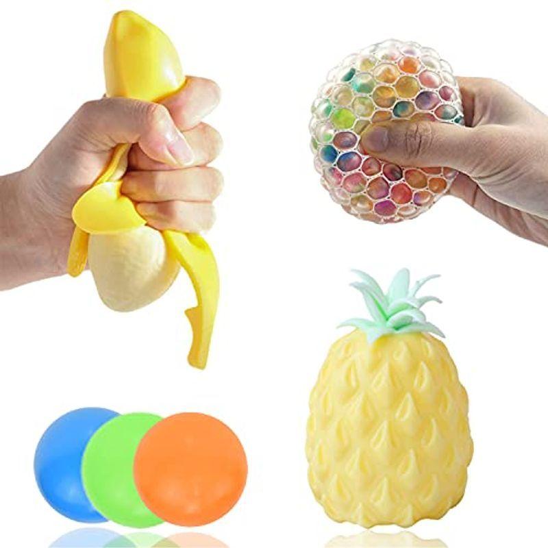 ラッピング おかしい 6cm キッズ スクイーズ ストレス解消 ボール ムード フルーツスライス おもちゃ アンチストレス グレープ