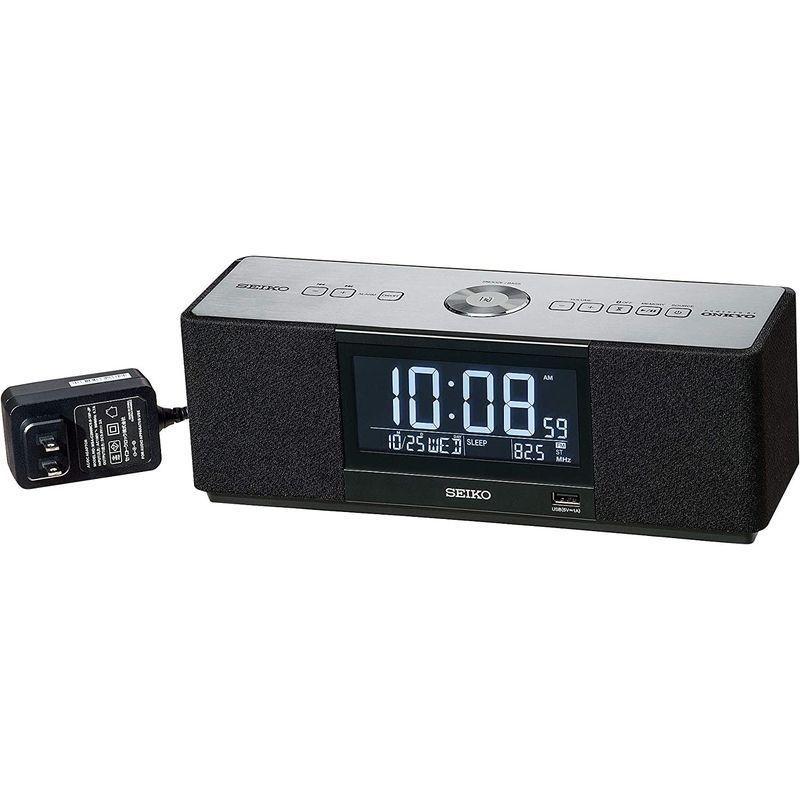 セイコー クロック 目覚まし時計 マルチサウンドクロック スピーカー ラジオ聴取 アラーム デジタル Bluetooth 黒 SS501K セイコー クロック 目覚まし時計 マルチサウンドクロック スピーカー ラジオ聴取 アラーム デジタル Bluetooth SS501K