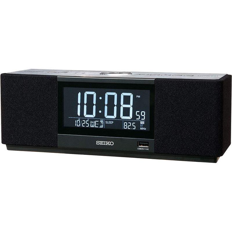 セイコー クロック 目覚まし時計 マルチサウンドクロック スピーカー ラジオ聴取 アラーム デジタル Bluetooth 黒 SS501K セイコー クロック 目覚まし時計 マルチサウンドクロック スピーカー ラジオ聴取 アラーム デジタル Bluetooth SS501K