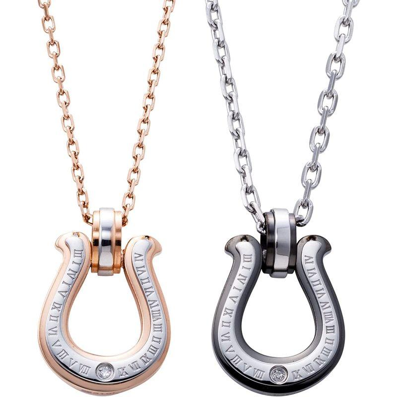 ホワイトクローバー ペアネックレス カップル 人気 ブランド サージカルステンレス 円周率 馬蹄 ホースシュー ピンクゴールド ブラック レディース 一粒 ダイヤモンド K10WGリング 指輪 10金 ダイヤ ホワイトゴールド MY1180952915(11006円)