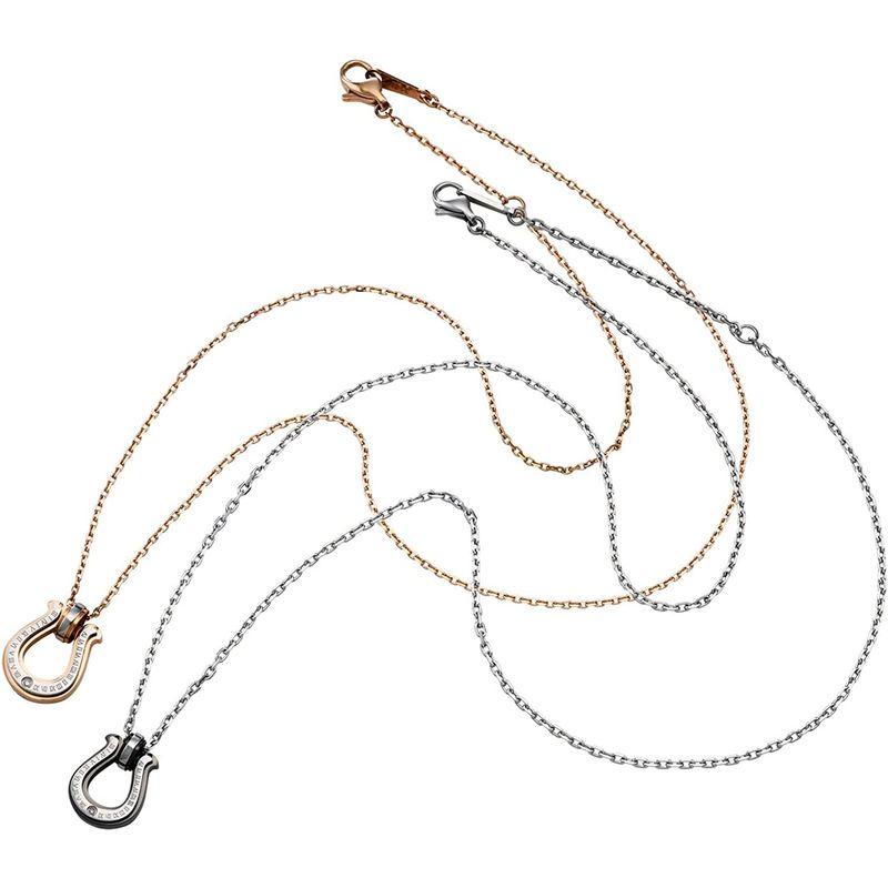 ホワイトクローバー ペアネックレス カップル 人気 ブランド サージカルステンレス 円周率 馬蹄 ホースシュー ピンクゴールド ブラック レディース 一粒 ダイヤモンド K10WGリング 指輪 10金 ダイヤ ホワイトゴールド MY1180952915(11006円)