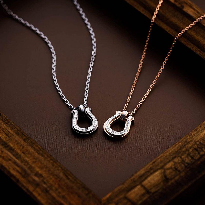 ホワイトクローバー ペアネックレス カップル 人気 ブランド サージカルステンレス 円周率 馬蹄 ホースシュー ピンクゴールド ブラック レディース 一粒 ダイヤモンド K10WGリング 指輪 10金 ダイヤ ホワイトゴールド MY1180952915(11006円)