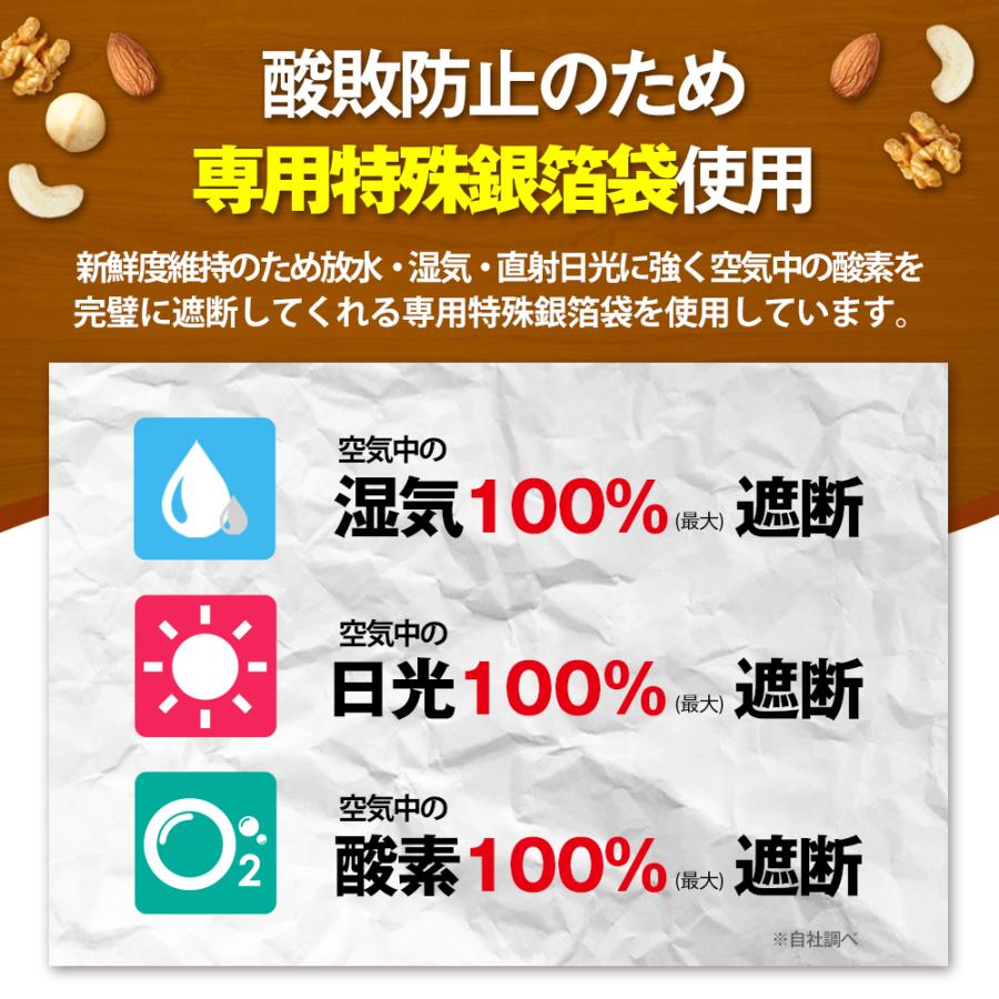 小袋4種ミックスナッツ 35g×12袋  アーモンド くるみ カシューナッツ マカダミア 無塩 添加物不使用 植物油不使用｜calinuts｜06