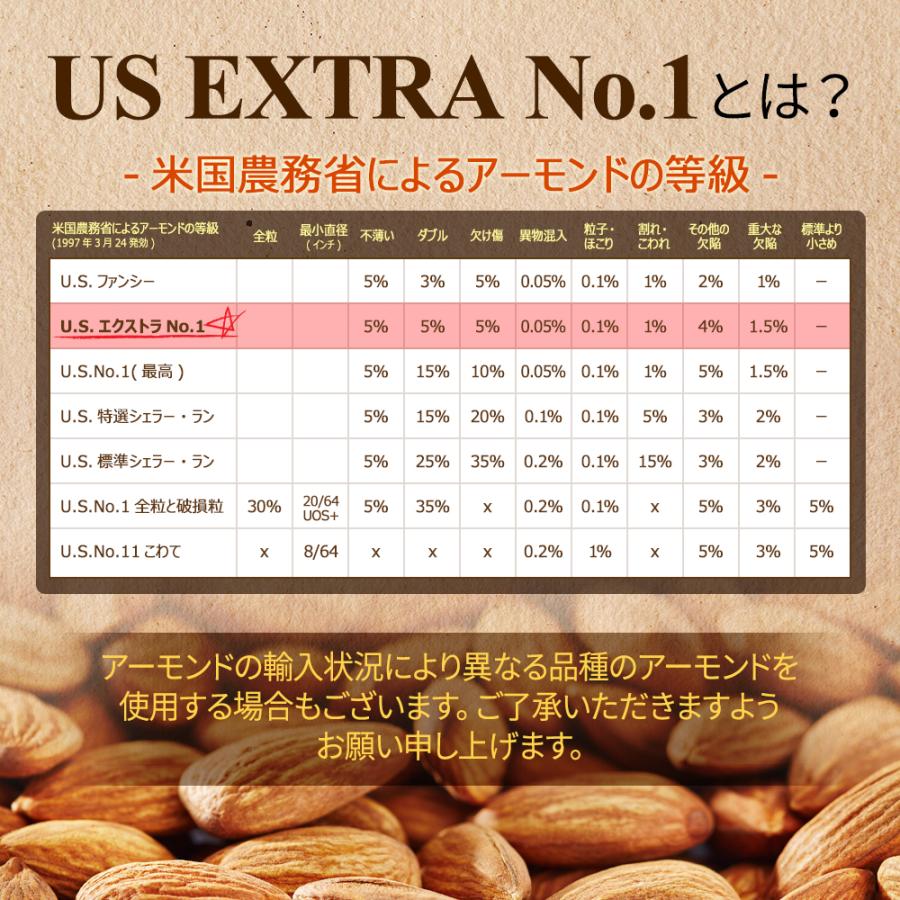 小分けアーモンド 素焼き  1008g (28g×36袋) 小袋 個包装 産地直輸入 無塩 添加物不使用 植物油不使用 防災食品 非常食 | カリフォルニア堅果 | 03