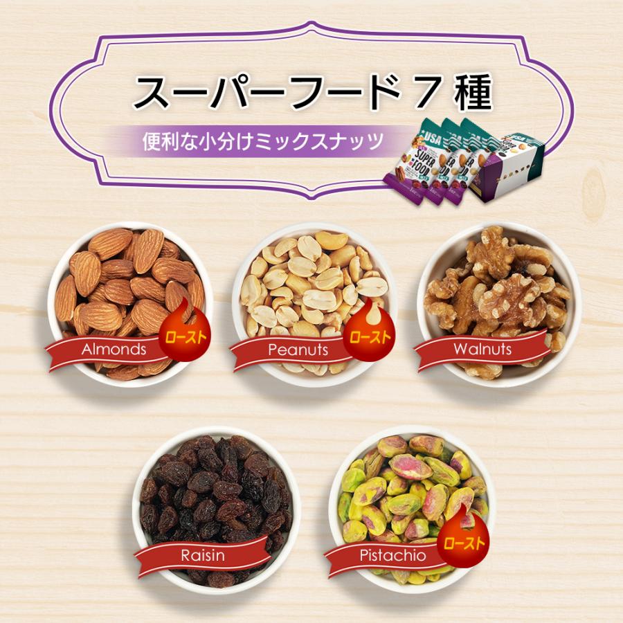 カリフォルニア堅果 USスーパーフード7種 ミックスナッツ＆ドライ