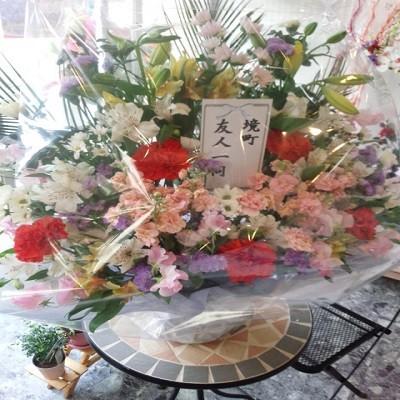 色とりどりの季節のお花で華やかな仏花アレンジです【配達エリア限定商品】 |  | 04