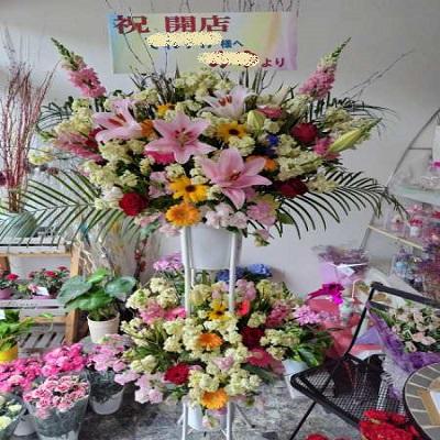 配送エリア限定の特別価格 花種 花色 ストアにお任せ 豪華な生花スタンド２段 45 フラワーショップ Calla 通販 Yahoo ショッピング
