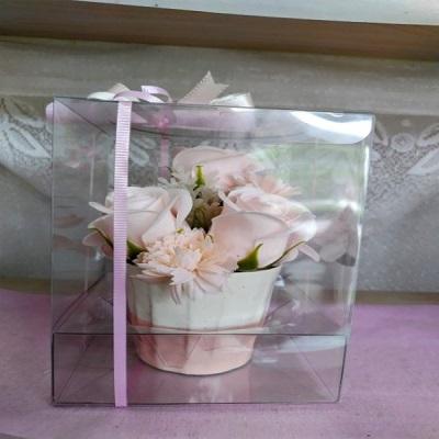 薄いピンク色の可愛らしいバラのソープフラワーをご自宅用や贈り物に |  | 02