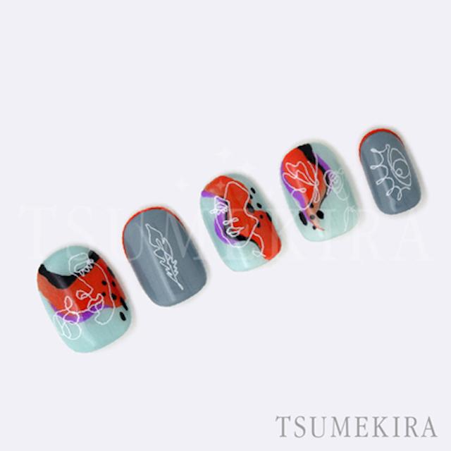 TSUMEKIRA ツメキラ SANZOU プロデュース1 One stroke writing WHITE