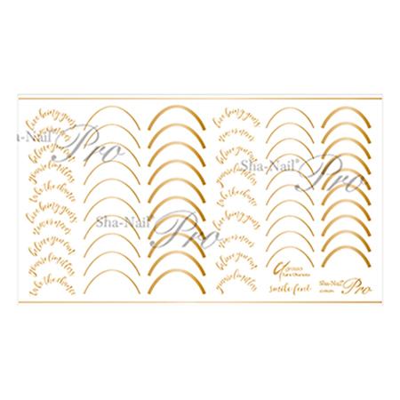 写ネイルplus スマイルフォント ゴールド ネイルショップキャラカ 通販 Yahoo ショッピング