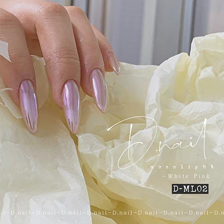 D Nail ディネイル オーロラミラーパウダー ホワイトピンク ０ ５ｇ ネイルショップキャラカ 通販 Yahoo ショッピング