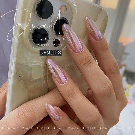D Nail ディネイル オーロラミラーパウダー ホワイトピンク ０ ５ｇ ネイルショップキャラカ 通販 Yahoo ショッピング