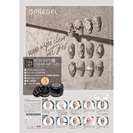 PREGEL プリジェル ノンワイプクリアアートジェル 4g : ネイルショップ