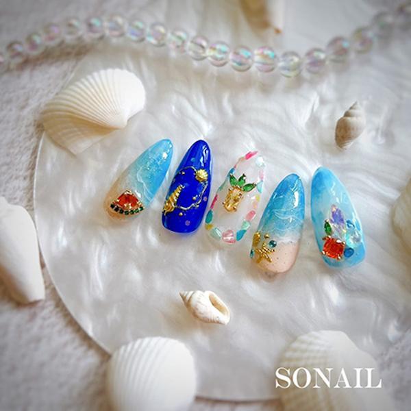 SONAIL(ソネイル) フルーツ パイナップル スイカ りんご パーツセット