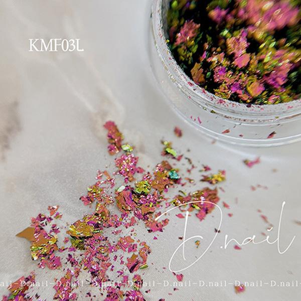 D.nail ディネイル  カメレオンミラーフレークパウダー KMF03L ピンク&グリーン |  | 01