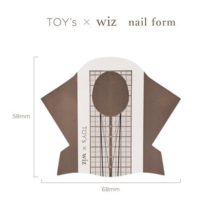 TOY's × wiz ネイルフォーム 25枚 : ネイルショップキャラカ - 通販