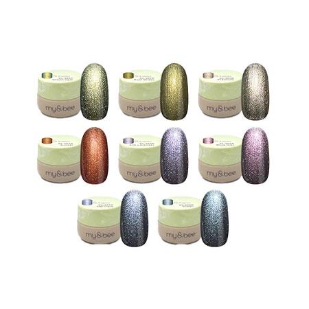 my&bee グロウセットA 8色入り my&bee マイビー カラージェル グロウセットA(8色) GL-SA : ネイル