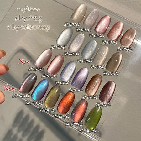 マイビー シルキーカラーマグセットA(001～006) my&bee マイビー シルキーカラーマグセットA SC−SA