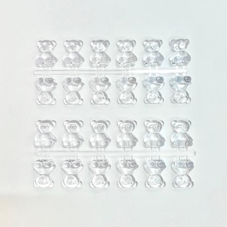 Lily gel リリージェル くまちゃんクリアビーズ 1枚12P/2枚入り 計24P |  | 04