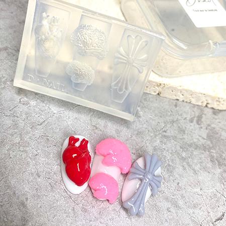 D.nail ディネイル モールド クロス/人体パーツ : ネイルショップ