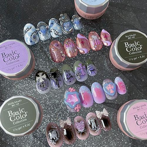 Lily gel リリージェル カラージェル KAI ベーシックカラーコレクション ♯BC-03 ミルクカーキ 3g |  | 04