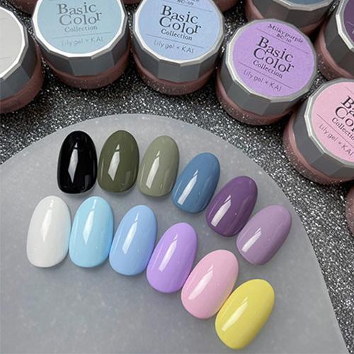 Lily gel リリージェル カラージェル KAI ベーシックカラーコレクション ♯BC-08 ミルキティアー 3g |  | 02