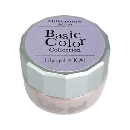 Lily gel リリージェル カラージェル KAI ベーシックカラーコレクション ♯BC-10 ミルキーパープル 3g |  | 01