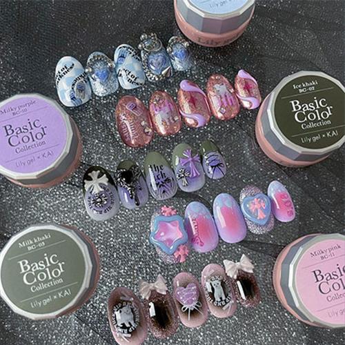 Lily gel リリージェル カラージェル KAI ベーシックカラーコレクション ♯BC-10 ミルキーパープル 3g |  | 04