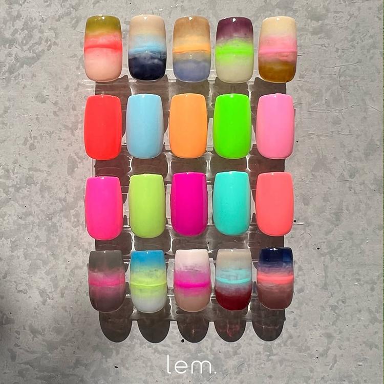 lem. レム カラージェル ペールネオン レトロ 10色セット : ネイル