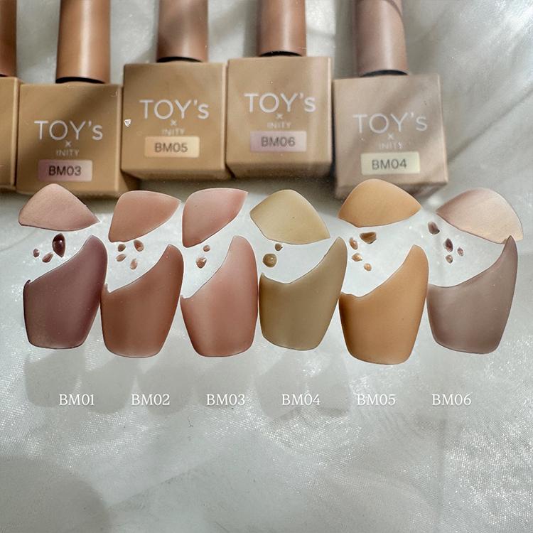 TOY's x INITY Biscuit Mag ジェルネイルセット TOYs x INITY トイズアイニティ ビスケットマグ 7ml 6色セット