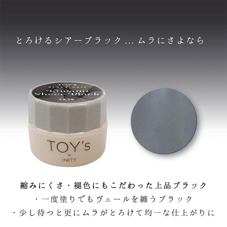 TOY's × INITY トイズバイアイニティ 極みシアーブラック 5g T-KSB