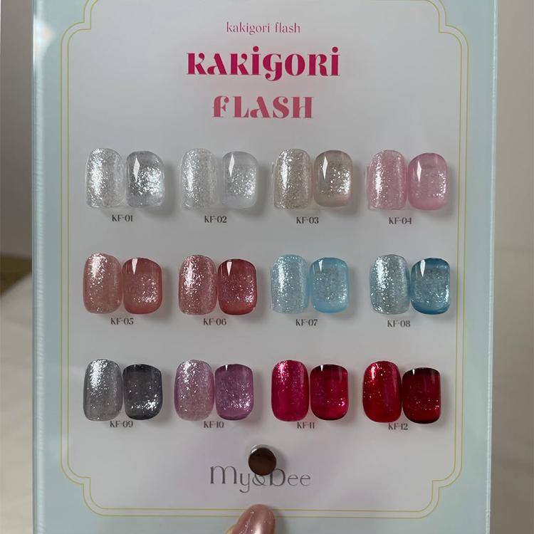 my&bee 新商品　かき氷フラッシュ　kakigori flash　12色 my&bee マイビー かき氷フラッシュ kakigori Flash mag 8ml 全12色