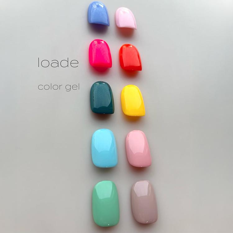 loade ロアデ カラージェル 4g m035〜044 セット : ネイルショップ